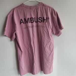 Ambush Men's Pink T-shirtOne sizeUsed - ExcellentAmbush